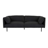 Felix Fold Three Seater Sofa Raven Boucle