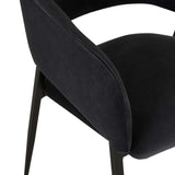 Eliza Dining Chair Onyx Velvet