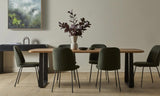 Piper Sleigh Dining Table 3000mm Black