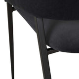 Eliza Dining Chair Onyx Velvet