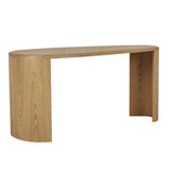 Oberon Curved Desk Small Natural