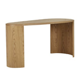 Oberon Curved Desk Small Natural