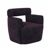 Cyrus Armchair Plum Speckle