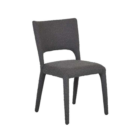 Stevie Dining Chair Charcoal Boucle