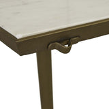 Ophelia Console White Marble