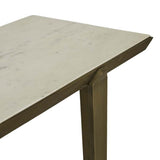 Ophelia Console White Marble