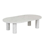 Amara Round Leg Coffee Table White