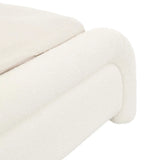 Almos Chubby Bed Queen Ivory Boucle