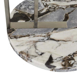 Amara Linear Side Table Ocean Marble