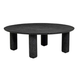 Artie Pillar Coffee Table Black Speckle