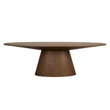 Classique Oval Dining Table Smoked Ash