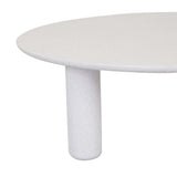 Artie Pillar Coffee Table White Speckle