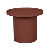 Classique Pedestal Side Table Brick