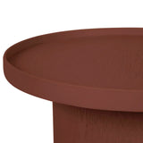 Classique Pedestal Side Table Brick