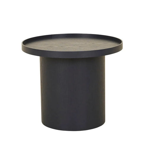 Classique Pedestal Side Table Navy