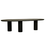 Seb Curve Dining Table 3000mm Black