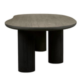 Seb Curve Dining Table 3000mm Black