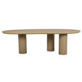 Seb Curve Dining Table 3000mm Natural