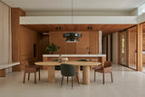 Seb Curve Dining Table 3000mm Natural