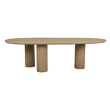 Seb Curve Dining Table 3000mm Natural