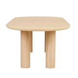 Seb Oval Dining Table 2600mm Natural