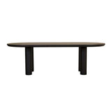 Seb Oval Dining Table 2600mm Black