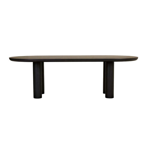 Seb Oval Dining Table 2600mm Black