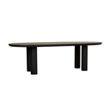 Seb Oval Dining Table 2600mm Black