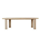 Seb Outdoor Dining Table 2500mm Aged Teak