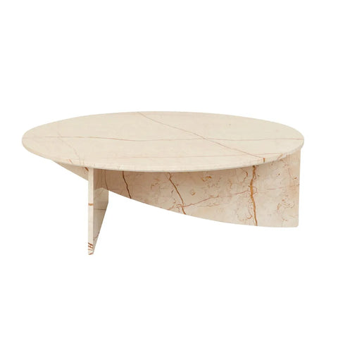 Atlas Crest Round Coffee Table Matt Brown