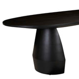 Bloom Dining Table Oval Black