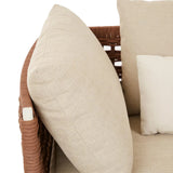 Cabana Weave Right Sofa Ivory