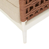 Cabana Weave Right Sofa Ivory