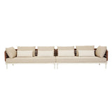 Cabana Weave Right Sofa Ivory