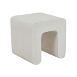 Corsica U Stool White Fleck