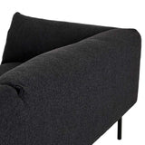 Felix Fold Four Seater Sofa Raven