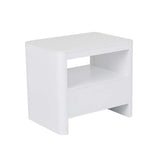 Heidi Bedside White Grain