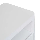 Heidi Bedside White Grain