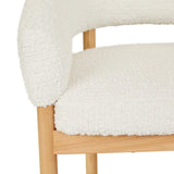 Jenson Barstool Snow Boucle