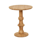 Normandy Pillar Side Table Honey