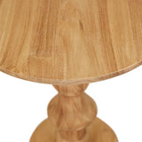 Normandy Pillar Side Table Honey