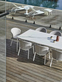 Portsea Classic Dining Table Grey Stone 2400mm