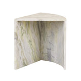 Rufus Slice Marble Side Table Green Onyx