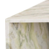 Rufus Slice Marble Side Table Green Onyx