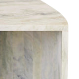 Rufus Slice Marble Side Table Green Onyx