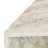 Rufus Slice Marble Side Table Green Onyx