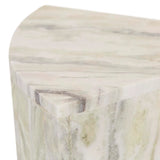 Rufus Slice Marble Side Table Green Onyx