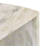 Rufus Slice Marble Side Table Green Onyx