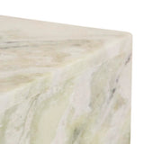 Rufus Slice Marble Side Table Green Onyx