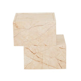 Rufus Balance Marble Side Table Sofita